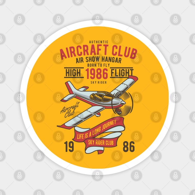 Aircraft Club Magnet by alphacreatives